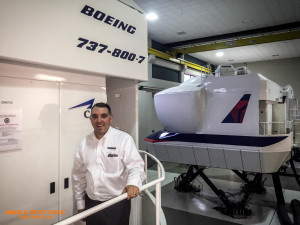 Jason Sokoloff enjoying a tour of the Delta Training Facility