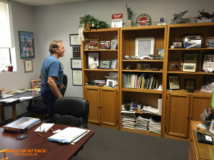 Michael Phillips' Office- a tribute to his aviation history