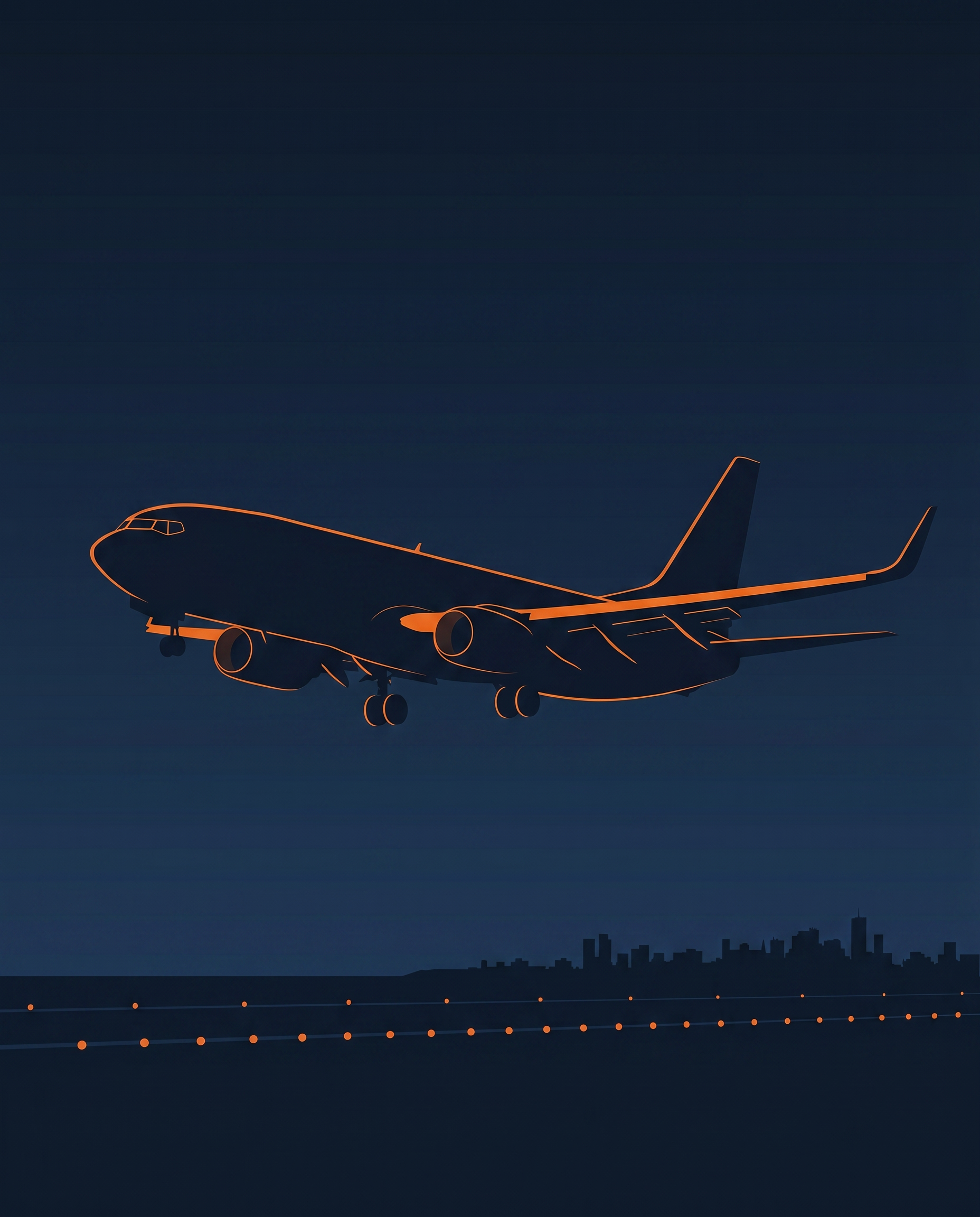 737 on short final
