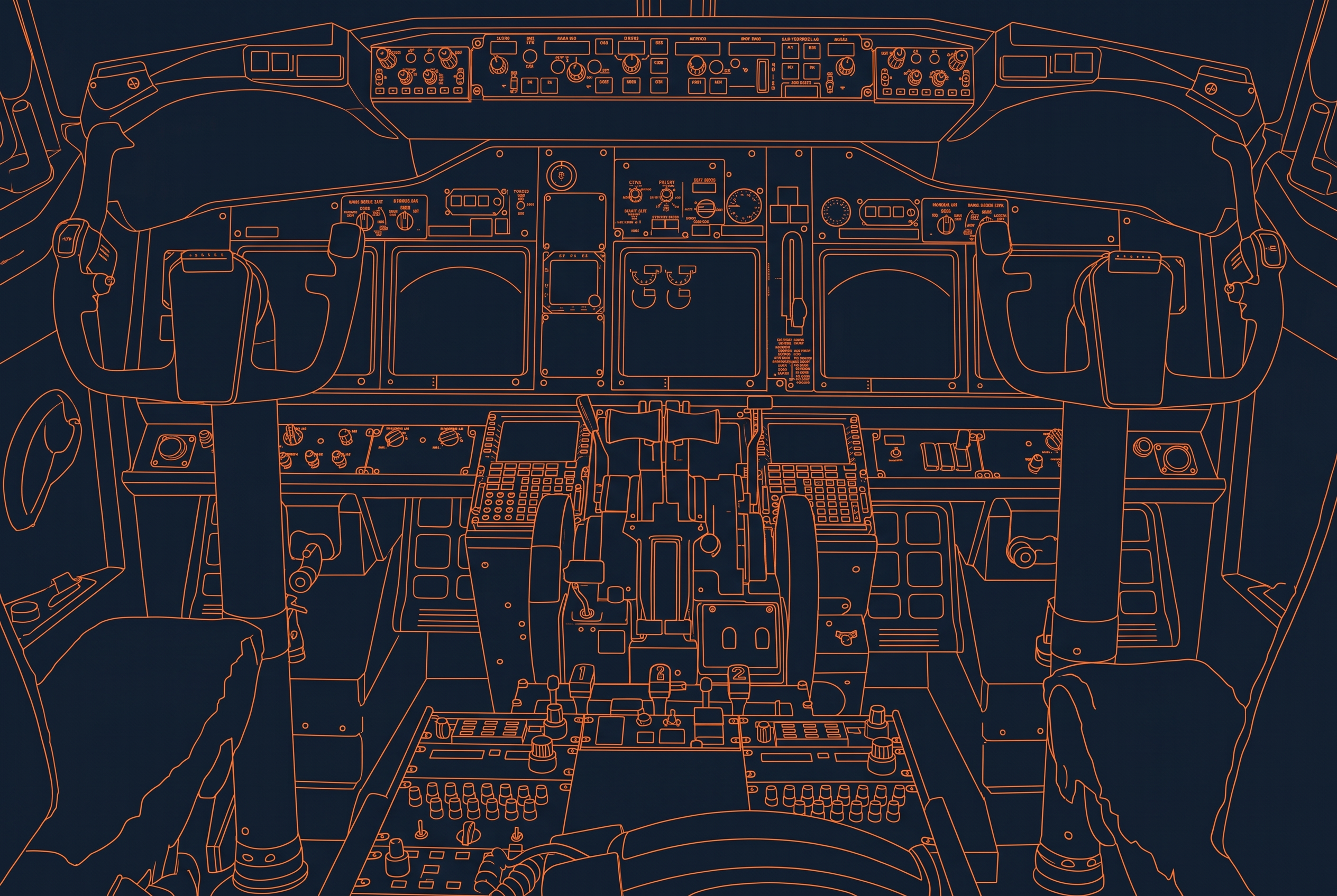 737 flight deck